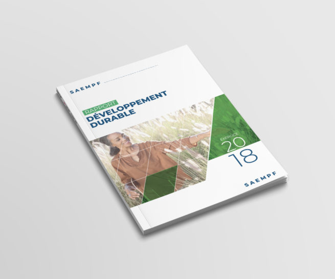 Couverture du rapport de développement durable